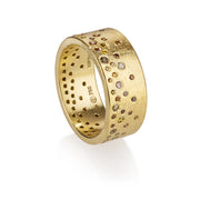 Todd Reed ring in 18 karat yellow gold hand fabricated with Autumn™ diamonds (~.65ct)